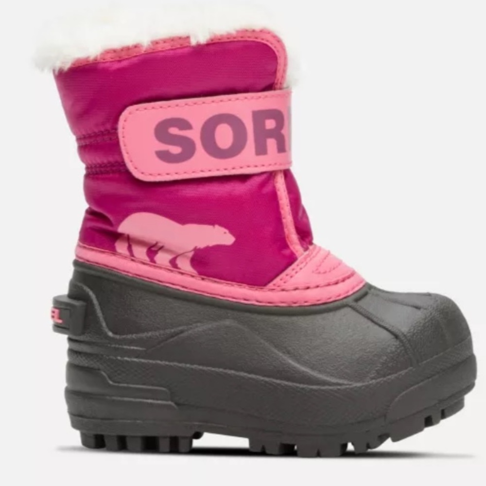 Sorel Pink Snow Commander Boot Size 13 Toddler/ young child